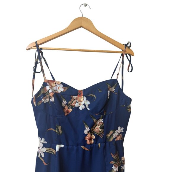 Commense Y2K Floral Midi Dress L NWT Bustier Corset Fairy Sweetheart Babydoll - Picture 5 of 11